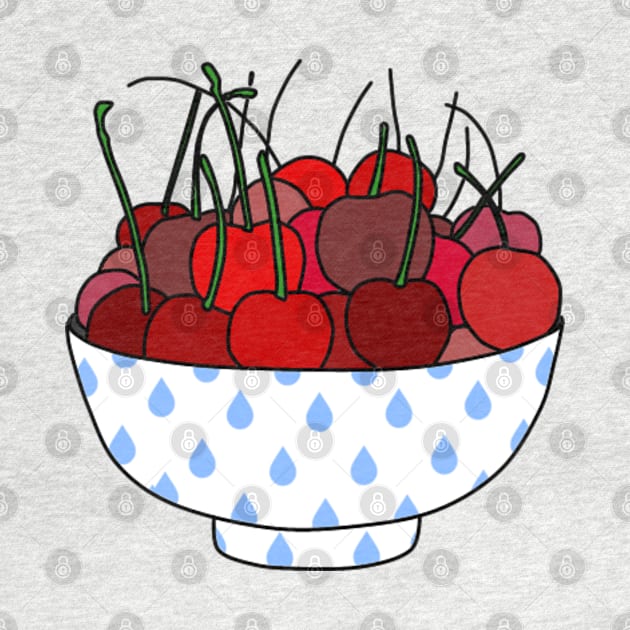 Cherries in a bowl by kaiserka-art